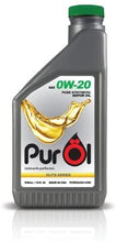 PurOl Elite Synthetic Motor Oil 0w20 12 X 1-liter Bottle