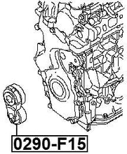 Tensioner Assembly Febest 0290-F15 Oem 11955-1KC0A