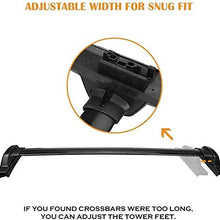 Car Roof Rack Fit for Compatible with Honda CRV 2007 2008 2009 2010 2011 Aluminum Maximum Capacity 150lbs Cargo Bars Crossbars Luggage Rack Carry Bike Bicycle Snowboard Surfboard Canoe Luggage (2)