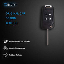 ECCPP 2X Replacement fit for Uncut Keyless Entry Remote Key Fob Shell Case GMC Terrain/Buick Allure LaCrosse Regal Verano Encore/Chevrolet Camaro Cruze Malibu Equinox Sonic Impala OHT01060512