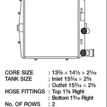 CSF 7047 High Performance Radiator