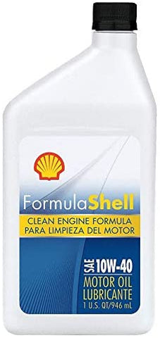 Formula Shell 550024069 - Motor Oil 1 qt. 10W-40 Conventional Pack of 5