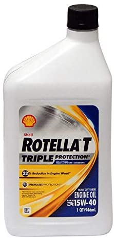Shell Rotella T4 550019905 15W-40 Triple Protection Engine Oil (CASE OF 12)