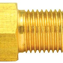 Brass Adapter, Female(3/8-24 Inverted), Male(M10x1.0 Bubble), 1/card