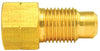 Brass Adapter, Female(3/8-24 Inverted), Male(M10x1.0 Bubble), 1/card