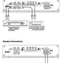 Sound Storm EV4000D Evolution 4000 Watt, 1 Ohm Stable Class D Monoblock Car Amplifier with Remote Subwoofer Control