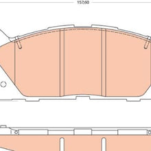 TRW TPC1293 Premium Ceramic Front Disc Brake Pad Set