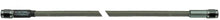 Inline Tube SH12 Stainless Steel Braided Brake Hose Line -3an Straight 12" Long Clear Coat Cover (D-12-8)