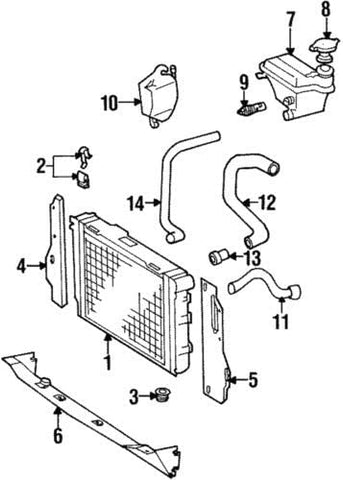 Genuine Mercedes-Benz Expansion Tank 124-500-20-49