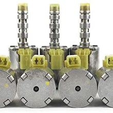 Set of 7 Automatic Remanufactured Transmission Solenoid Valve 5R110W 99185 Compatible with Ford 2003-2015