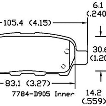 OMNIPARTS Brake Pad 13050708