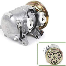 AC Compressor & A/C Clutch CO 10607C 68455 Compatible with Nissan Frontier Xterra XE SE 2.4L 1998-2004 Nissan Xterra 2.4L 2000-2004