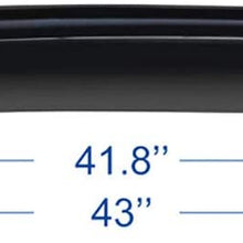 OBQ 43" top shield sunroof moonroof visorCompatible with This Roof Visor Can Only Fit The Sunroof/Moonroof Which Is Not Wider Than 41.8"Please Measure The Size Of The Window Wind Deflectors