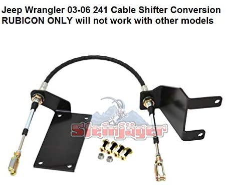 2003-2006 Jeep Wrangler Rubicon TJ Adjustable Transfer Case Cable Shifter. MADE in the USA