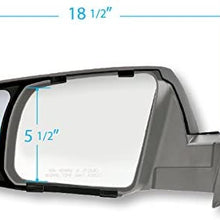 Fit System 81300 Snap-on Black Towing Mirror for Toyota Tundra/Sequoia - Pair