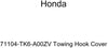 Honda Genuine 71104-TK6-A00ZV Towing Hook Cover