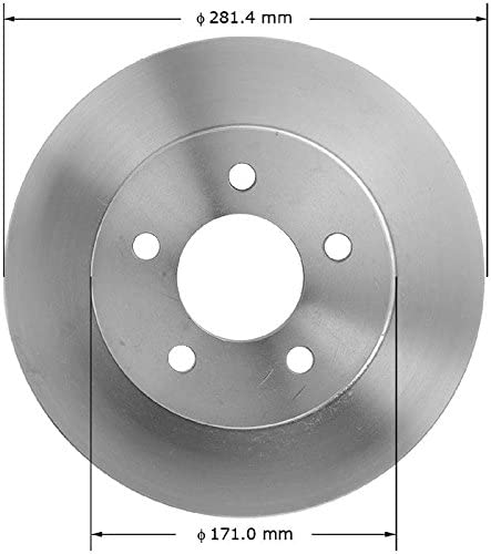 Bendix Premium Drum and Rotor PRT1621 Front Brake Rotor