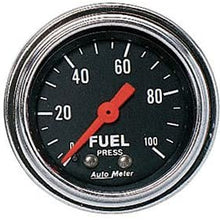 AUTO METER 2412 Traditional Chrome Mechanical Fuel Pressure Gauge