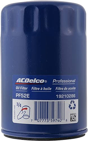 ACDelco PF52E, filtro de aceite profesional para motor