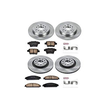 Power Stop KOE4039 Autospecialty Front and Rear Replacement Brake Kit-OE Brake Rotors & Ceramic Brake Pads