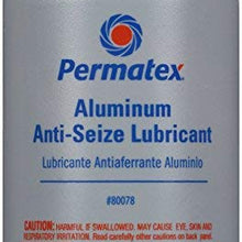 Permatex 80078 Anti-Seize Lubricant with Brush Top Bottle, 8 oz.