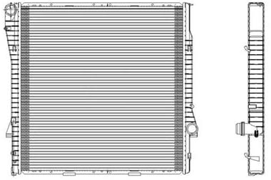 TYC 2593 Replacement Radiator Compatible with BMW X5