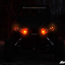 SuperATV Universal ATV/UTV Turn Signal Kit (with Column Turn Switch and Horn) - Fits Honda, Polaris, Can-Am, Kawasaki, John Deere, Arctic Cat, More