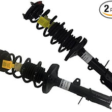Shoxtec Rear Pair (2) Complete Strut Assembly, Compatible with 98,99,00,01,02 Chevrolet Prizm; 93,94,95,96,97 Geo Prizm; 93,94,95,96,97,98,99,00,01,02 Toyota Corolla (Repl. Monroe 171954, 171953)