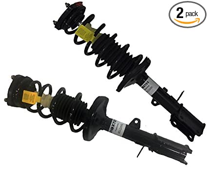 Shoxtec Rear Pair (2) Complete Strut Assembly, Compatible with 98,99,00,01,02 Chevrolet Prizm; 93,94,95,96,97 Geo Prizm; 93,94,95,96,97,98,99,00,01,02 Toyota Corolla (Repl. Monroe 171954, 171953)