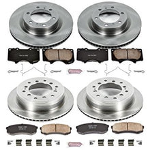 Power Stop KOE5874 Autospecialty Front and Rear Replacement Brake Kit-OE Brake Rotors & Ceramic Brake Pads