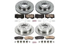 Power Stop KOE5874 Autospecialty Front and Rear Replacement Brake Kit-OE Brake Rotors & Ceramic Brake Pads