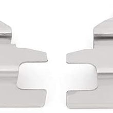 Premium Rear Drilled & Slotted Brake Rotor Ceramic Pads Clips Brake Kit ANPART fit for Infiniti FX35 FX37 FX45 JX35 M35h M37 M56 Q50 Q60 Q70 Q70L QX60 QX70, for Nissan Murano Pathfinder Quest
