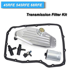 45RFE 545RFE 68RFE Transmission Sensors Set with 4WD Filter Kit Pan Gasket 1999-UP