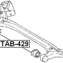 4872502250 - Arm Bushing (for Rear Control Arm) For Toyota - Febest