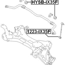 548132S000 - Stabilizer/ Sway Bar Bushing (FRONT) D25.5 For Hyundai/Kia - Febest