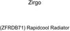 Zirgo (ZFRDB71) Rapidcool Radiator