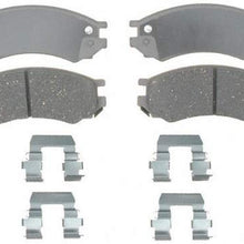 ACDelco 14D507CH Advantage Ceramic Front Disc Brake Pad Set with Hardware