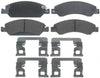 ACDelco 14D1363CH Advantage Ceramic Front Disc Brake Pad Set with Hardware