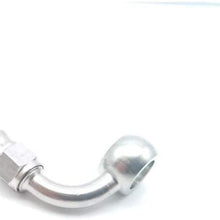 Rumors Fit for AN3 Motorcycle Motor Bike Hydraulic Brake Oil Hose Line Banjo Fitting 90deg 10mm
