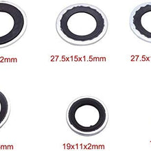 Sydien 30Pcs A/C Gasket Assortment 15-32241 GM Original Equipment Air Conditioning Compressor Port Seal Washer Kit