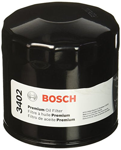 Bosch 3402 Premium FILTECH Oil Filter for Select Chrysler, Dodge Dakota, Durango, Caravan, Ram, Ford Mustang, Jeep, Mitsubishi, Nissan Maxima, Toyota Camry, Corolla, Volkswagen, Volvo + More