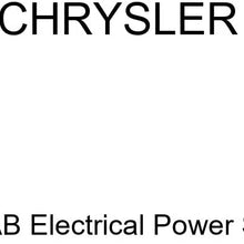 Genuine Chrysler 68104491AB Electrical Power Seat Wiring