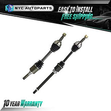 NYC Autoparts - 2PC Front CV Axle Half Shaft Assembly for Nissan Rogue AWD 2008 2009 2010 2011 2012 2013