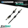 NYC Autoparts - 2PC Front CV Axle Half Shaft Assembly for Nissan Rogue AWD 2008 2009 2010 2011 2012 2013