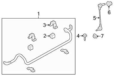 Ford AA8Z-5484-A, Suspension Stabilizer Bar Bushing
