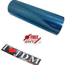 iJDMTOY 12 by 48 inches Self Adhesive 20% Dark Blue Headlight, Tail Lights, Fog Lights Tint Vinyl Film
