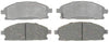 ACDelco 14D855C Advantage Ceramic Front Disc Brake Pad Set with Wear Sensor