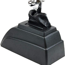 BRAND NEW B&M AUTOMATIC HAMMER RATCHET SHIFTER,UNIVERSAL 3 & 4 SPEED,POLISHED ALUMINUM HANDLE & BLACK CONSOLE,COMPATIBLE WITH GM TH400,350,250,200,700R4,4L60,4L60E,4L65E,4L80E AUTO TRANSMISSIONS