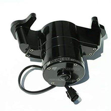 Meziere WP135S Black Billet Electric Water Pump for Oldsmobile