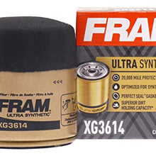 FRAM Filtro de aceite de repuesto ultra sintético para automóviles, diseñado para cambios de aceite sintético que duran hasta 20 k millas, XG3614 con SureGrip (paquete de 1)